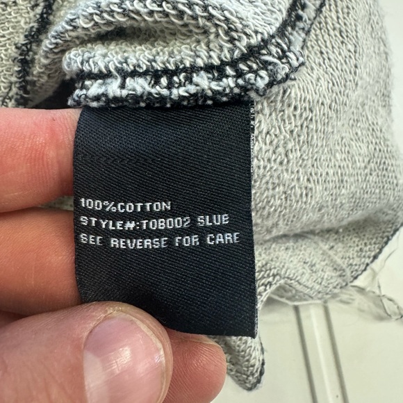 BNCI By Blanc Noir Distressed Zippered Cardigan Jacket Womens Size M - Picture 6 of 6